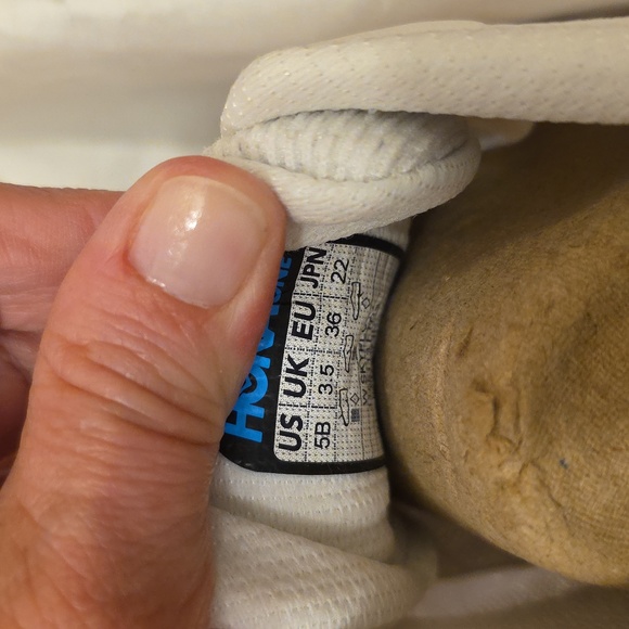 Hoka One One Skyflow Sneakers in Frost/Rose Gold - Picture 3 of 3